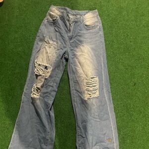 SHIEN Baggy Ripped Jeans